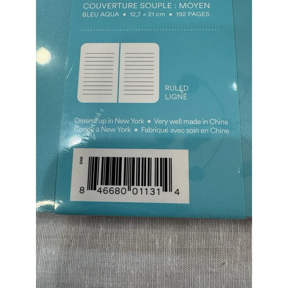 Poppin Medium Soft Cover Notebook Aqua